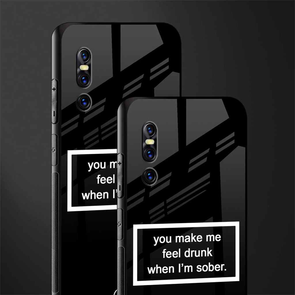 you make me feel drunk black edition glass case for vivo v15 pro image-2