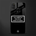 you make me feel drunk black edition glass case for samsung galaxy m21 image