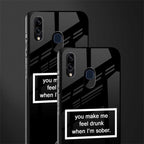 you make me feel drunk black edition glass case for samsung galaxy a30 image-2