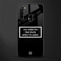 you make me feel drunk black edition glass case for redmi note 8 image