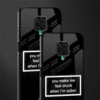 you make me feel drunk black edition glass case for poco m2 pro image-2