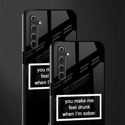 you make me feel drunk black edition glass case for realme 6 pro image-2