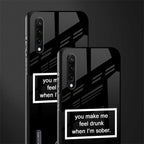 you make me feel drunk black edition glass case for mi a3 redmi a3 image-2
