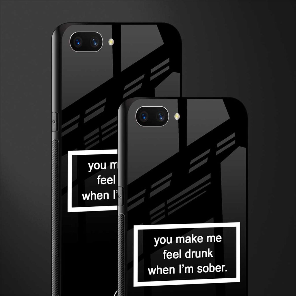 you make me feel drunk black edition glass case for realme c1 image-2