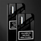 you make me feel drunk black edition glass case for realme x2 image-2