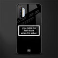 you make me feel drunk black edition glass case for realme x2 image