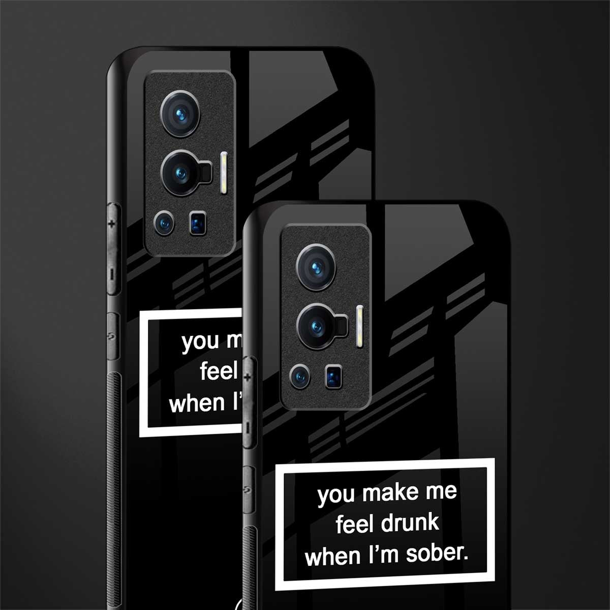 you make me feel drunk black edition glass case for vivo x70 pro image-2