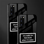 you make me feel drunk black edition glass case for samsung galaxy s20 image-2