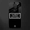 you make me feel drunk black edition glass case for redmi note 9 image