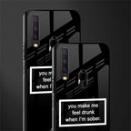 you make me feel drunk black edition glass case for vivo y12 image-2