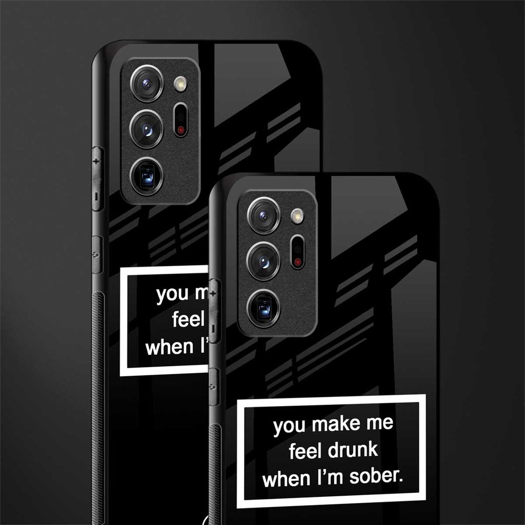 you make me feel drunk black edition glass case for samsung galaxy note 20 ultra 5g image-2