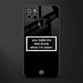 you make me feel drunk black edition glass case for realme narzo 30a image