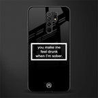 you make me feel drunk black edition glass case for poco m2 image