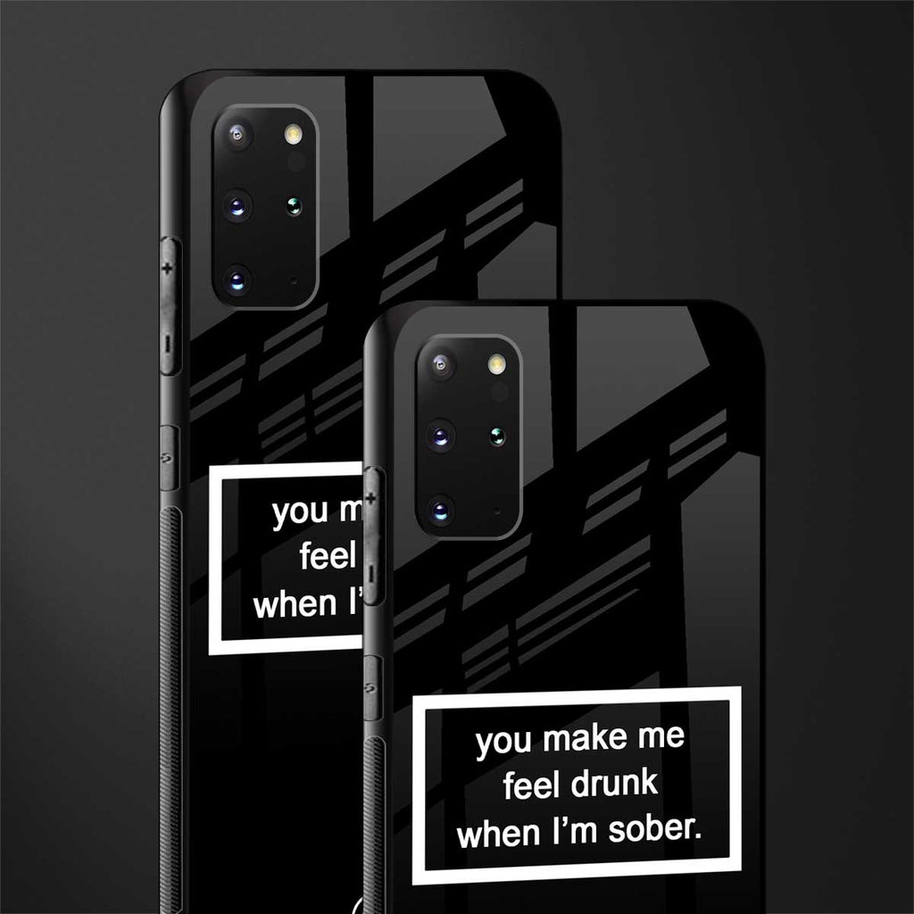 you make me feel drunk black edition glass case for samsung galaxy s20 plus image-2