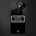 you make me feel drunk black edition glass case for realme x2 pro image