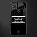 you make me feel drunk black edition glass case for realme 7i image