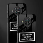 you make me feel drunk black edition glass case for mi 10i image-2