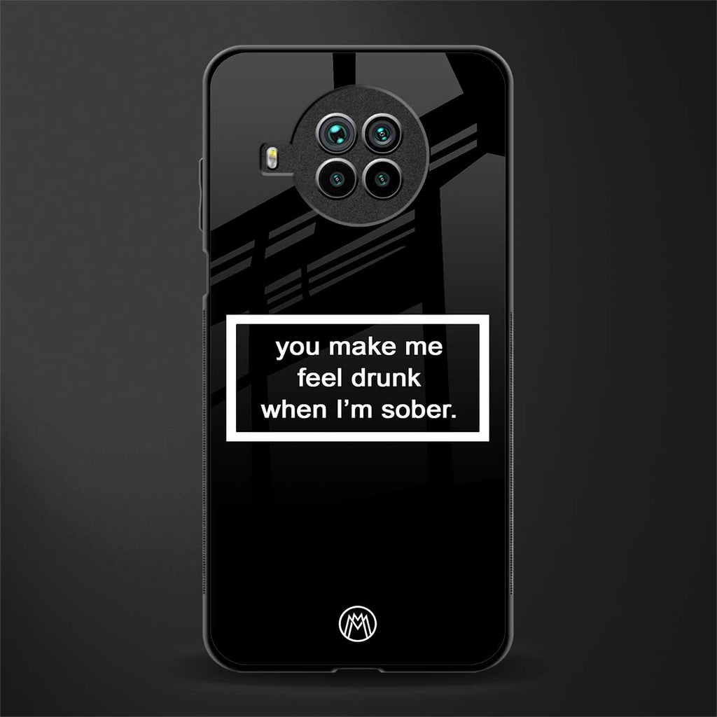 you make me feel drunk black edition glass case for mi 10i image