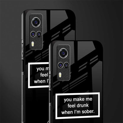 you make me feel drunk black edition glass case for vivo y51a image-2