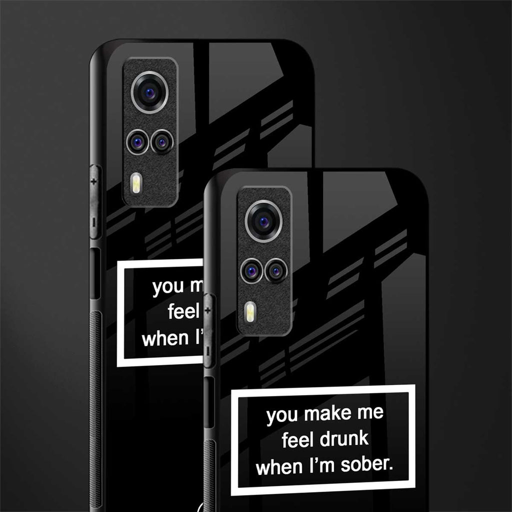 you make me feel drunk black edition glass case for vivo y51 image-2