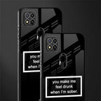 you make me feel drunk black edition glass case for redmi 9 image-2