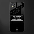 you make me feel drunk black edition glass case for redmi 9c image