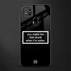 you make me feel drunk black edition glass case for redmi 9c image