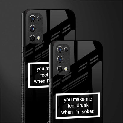 you make me feel drunk black edition glass case for realme x7 pro image-2