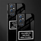 you make me feel drunk black edition glass case for oneplus 9 pro image-2