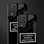 you make me feel drunk black edition glass case for oppo a54 image-2
