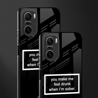 you make me feel drunk black edition glass case for mi 11x 5g image-2