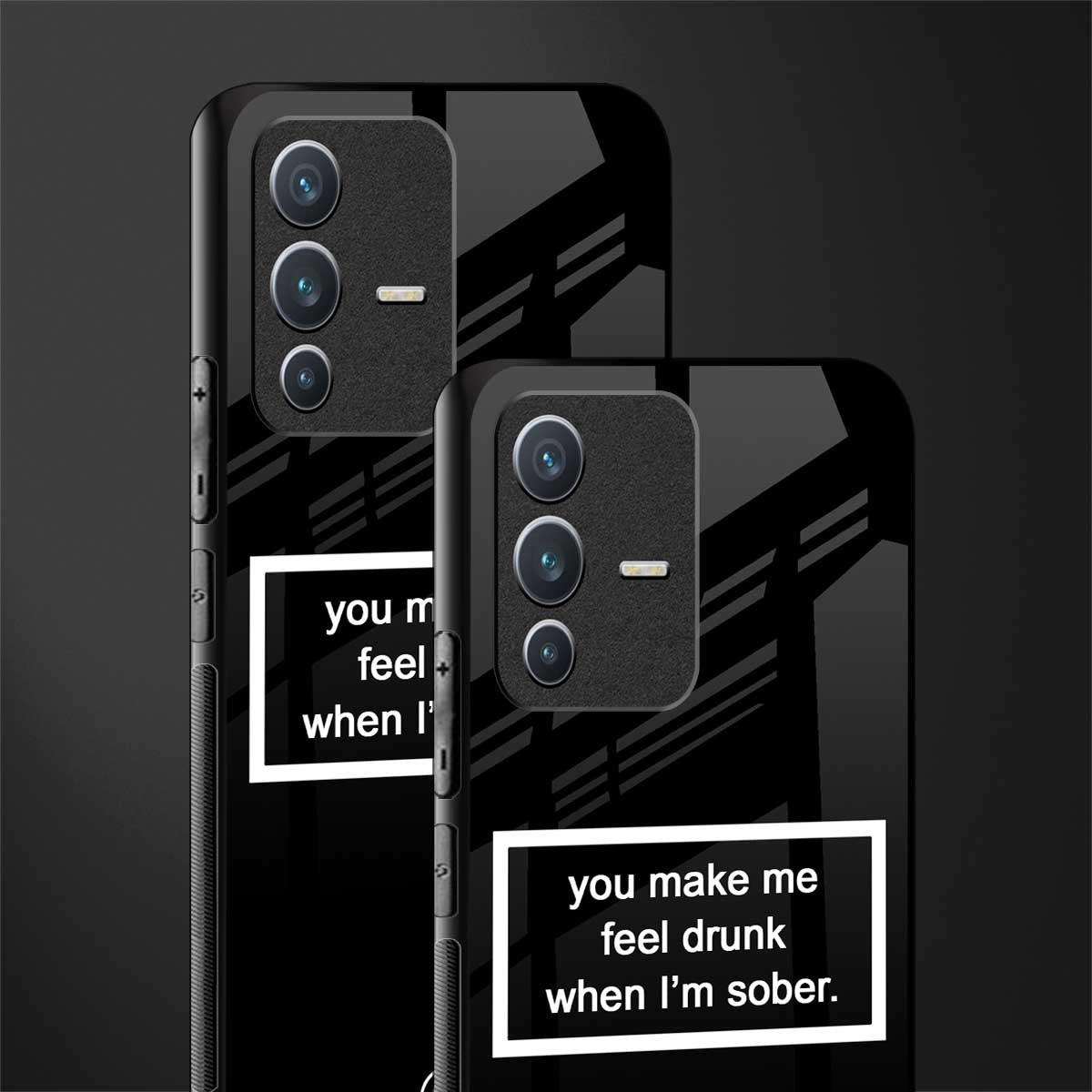 you make me feel drunk black edition glass case for vivo v23 5g image-2
