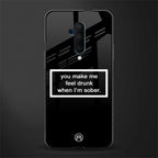 you make me feel drunk black edition glass case for oneplus 7t pro image