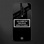 you make me feel drunk black edition glass case for oneplus 7 pro image