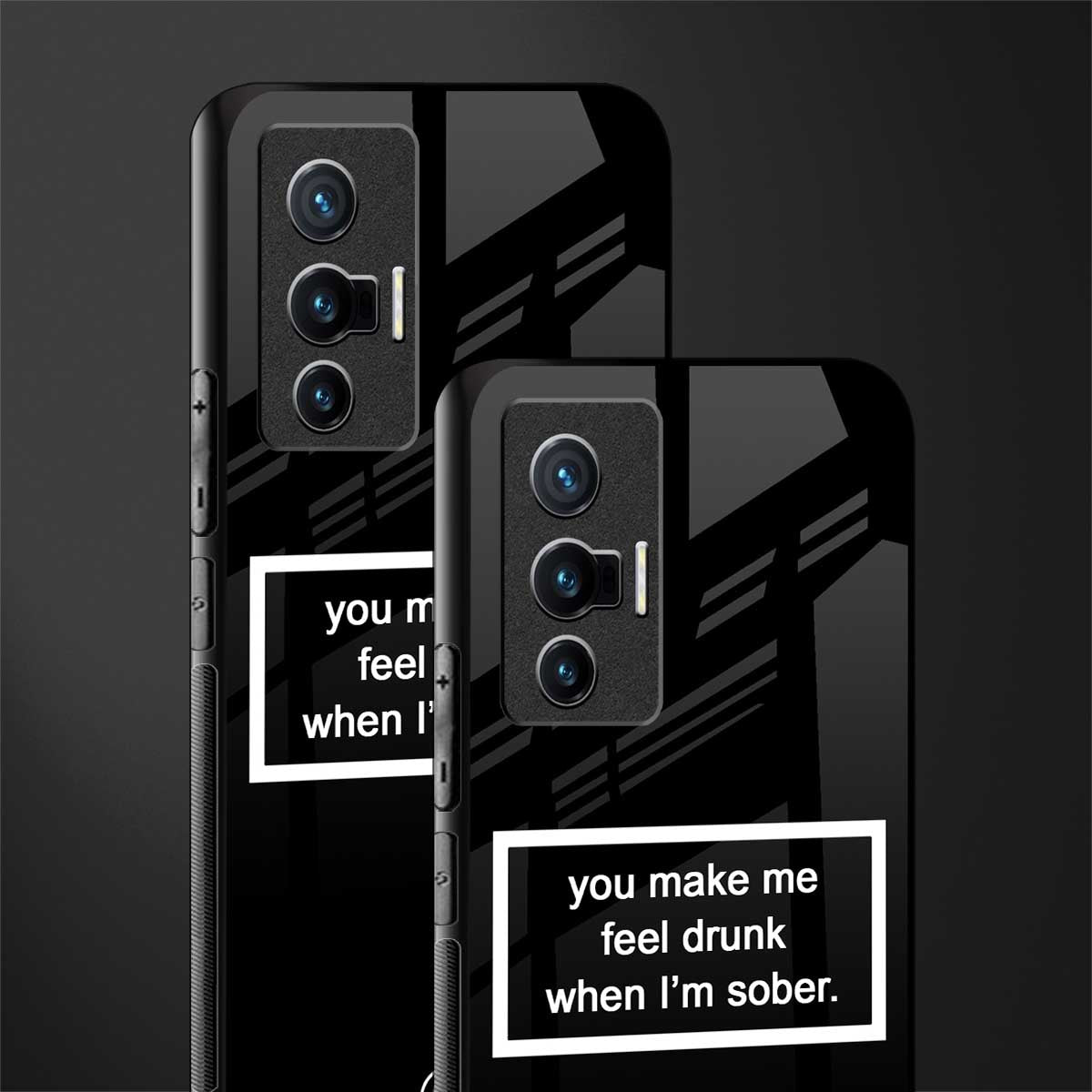 you make me feel drunk black edition glass case for vivo x70 image-2