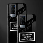you make me feel drunk black edition glass case for vivo x60 image-2
