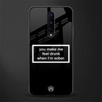 you make me feel drunk black edition glass case for oneplus 8 image