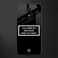 you make me feel drunk black edition glass case for oneplus 6 image