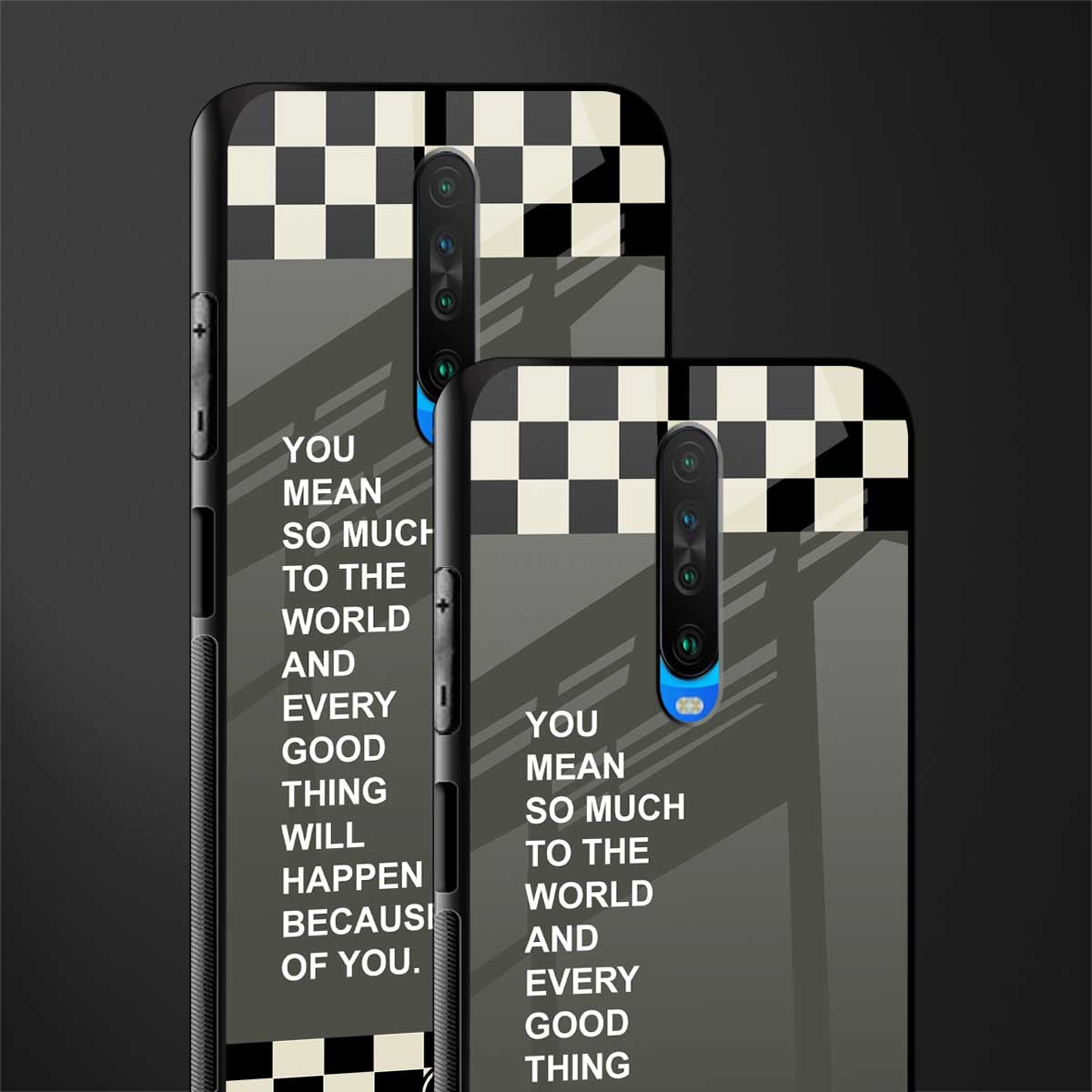 you mean so much to the world glass case for poco x2 image-2