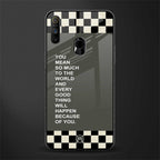 you mean so much to the world glass case for realme narzo 10a image