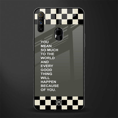 you mean so much to the world glass case for realme narzo 10a image