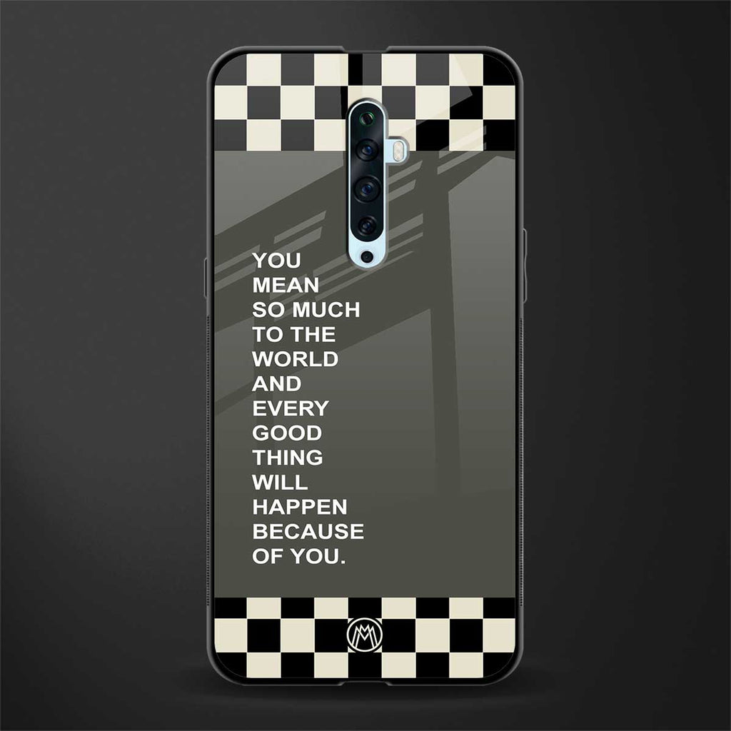 you mean so much to the world glass case for oppo reno 2z image