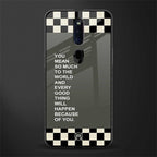 you mean so much to the world glass case for oppo f11 pro image