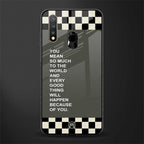 you mean so much to the world glass case for vivo u20 image