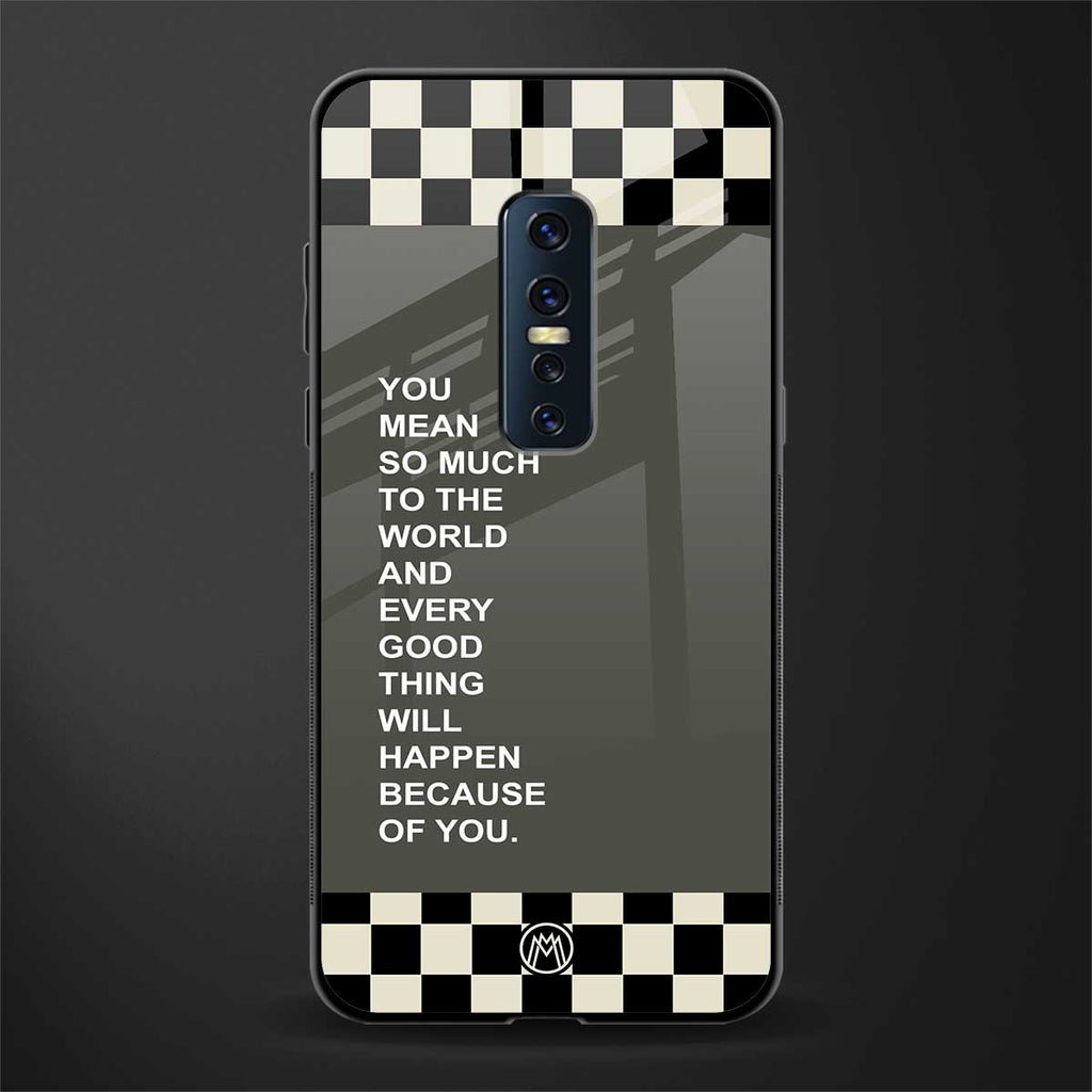 you mean so much to the world glass case for vivo v17 pro image