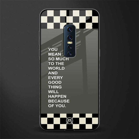 you mean so much to the world glass case for vivo v17 pro image