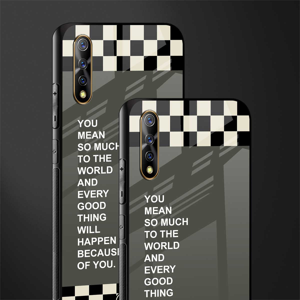 you mean so much to the world glass case for vivo z1x image-2