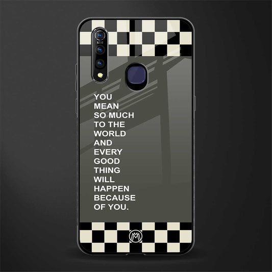 you mean so much to the world glass case for vivo z1 pro image