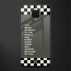 you mean so much to the world glass case for poco m2 pro image