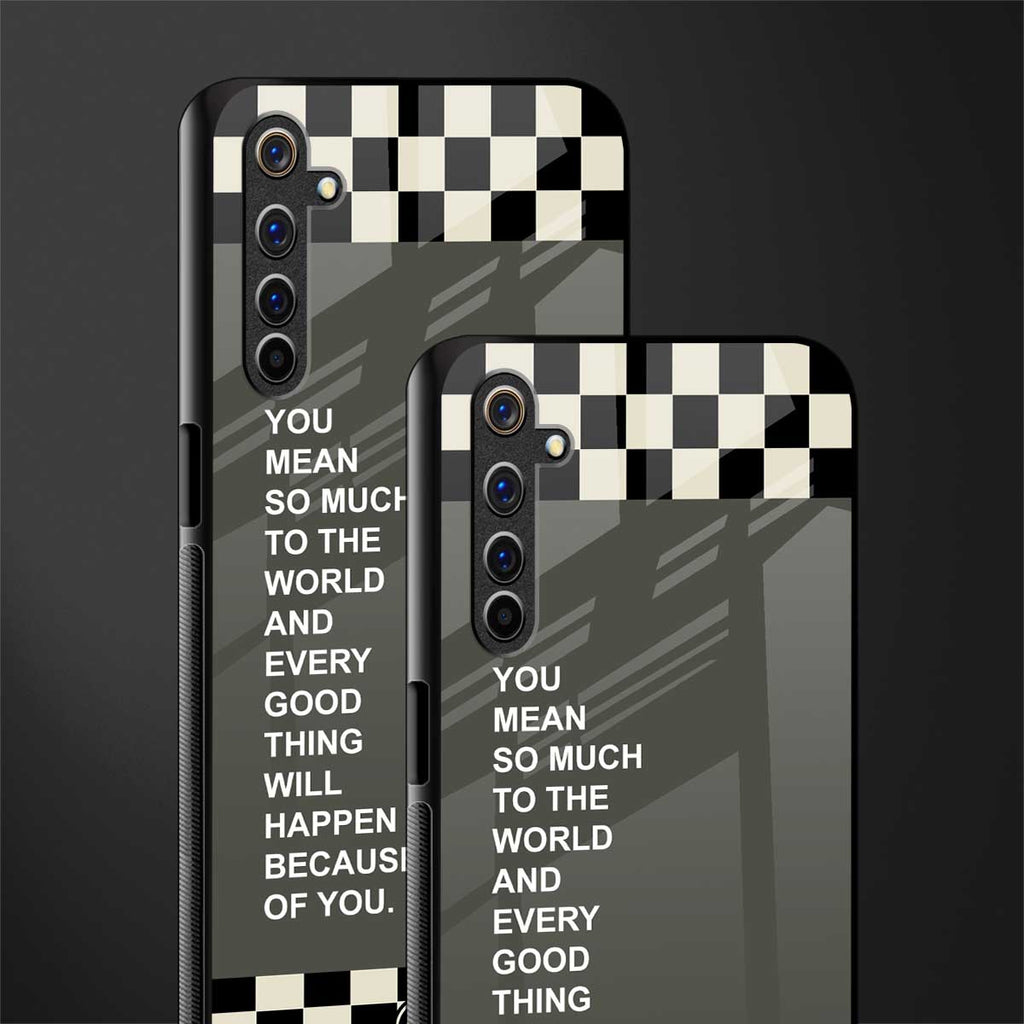 you mean so much to the world glass case for realme 6i image-2